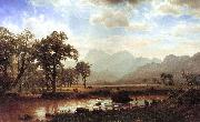 Bierstadt, Albert Haying, Conway Meadows china oil painting artist